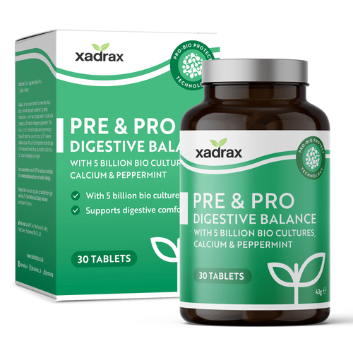 XADRAX® Digestive Health & Gut Supplement – 30 Capsules