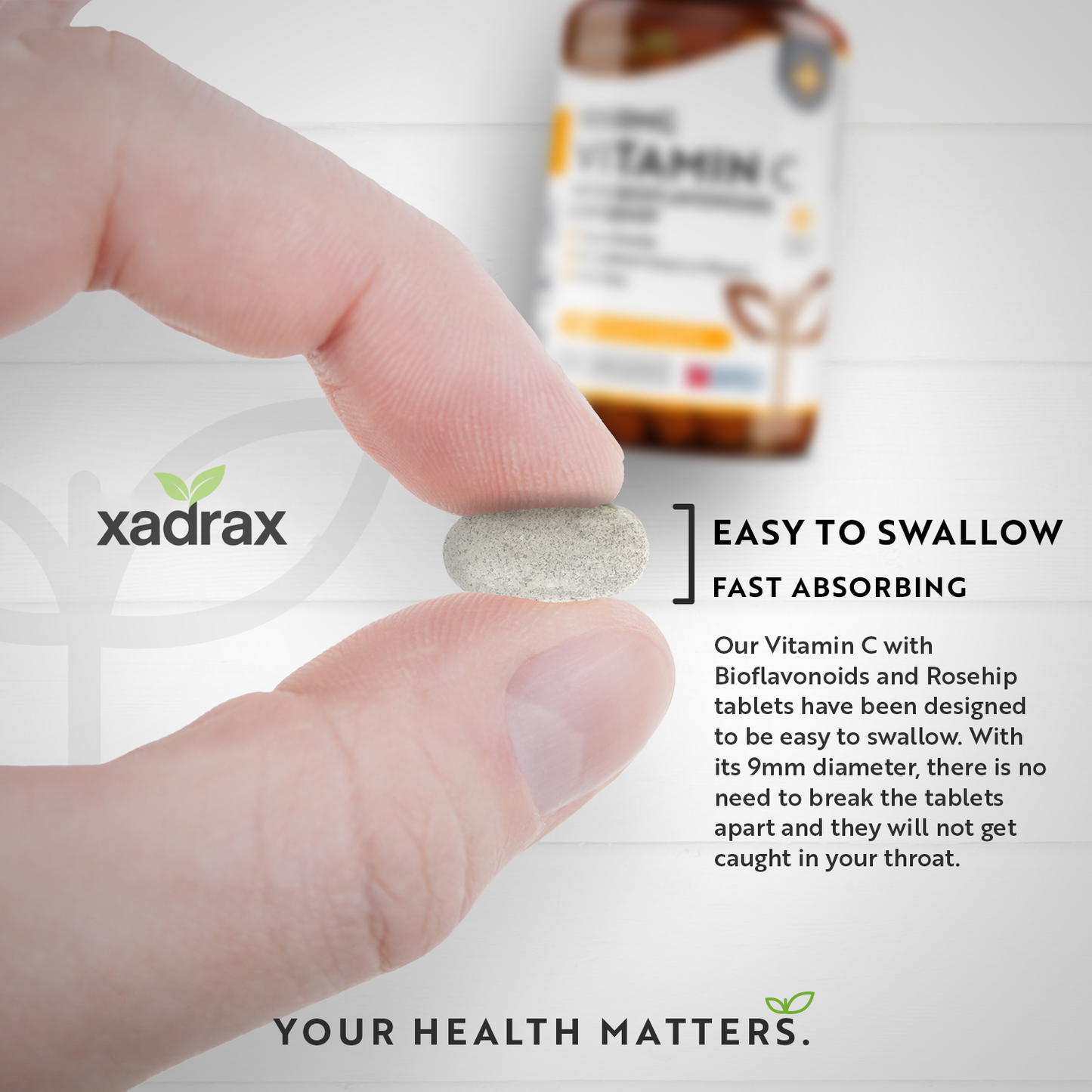 XADRAX® Vitamin C 1000mg with Bioflavonoids & Rosehip